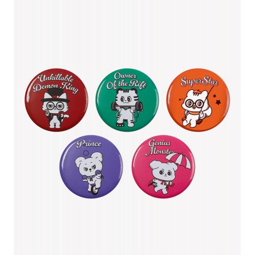Animal Friends Pin Button - Circus Edition